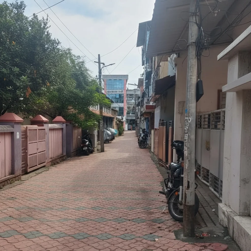 Chottupura street entrance from West Street Road